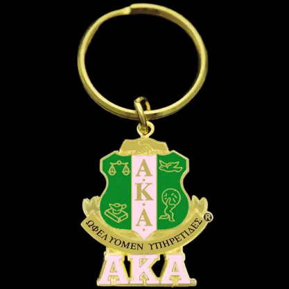 AKA Shield with Letters Key Chai