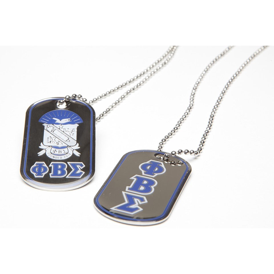 Sigma Reversible Dog Tag Necklace