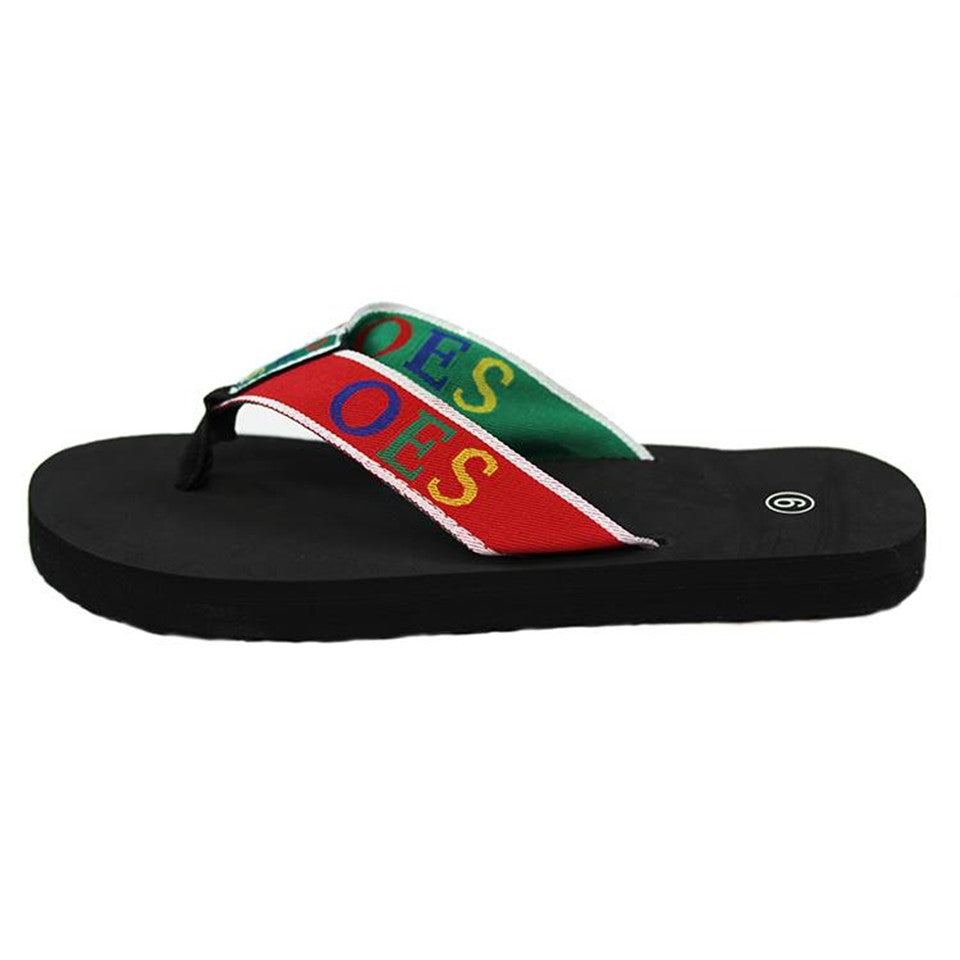 OES Flip Flops with Satin Shoe Bag