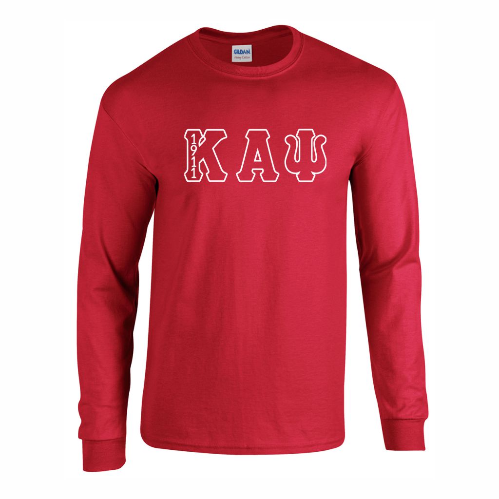 Kappa 1911 Outline L/S T-shirt Red