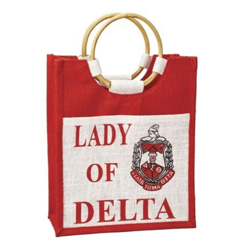 Delta Lady of Mini Pocket Jute Bag