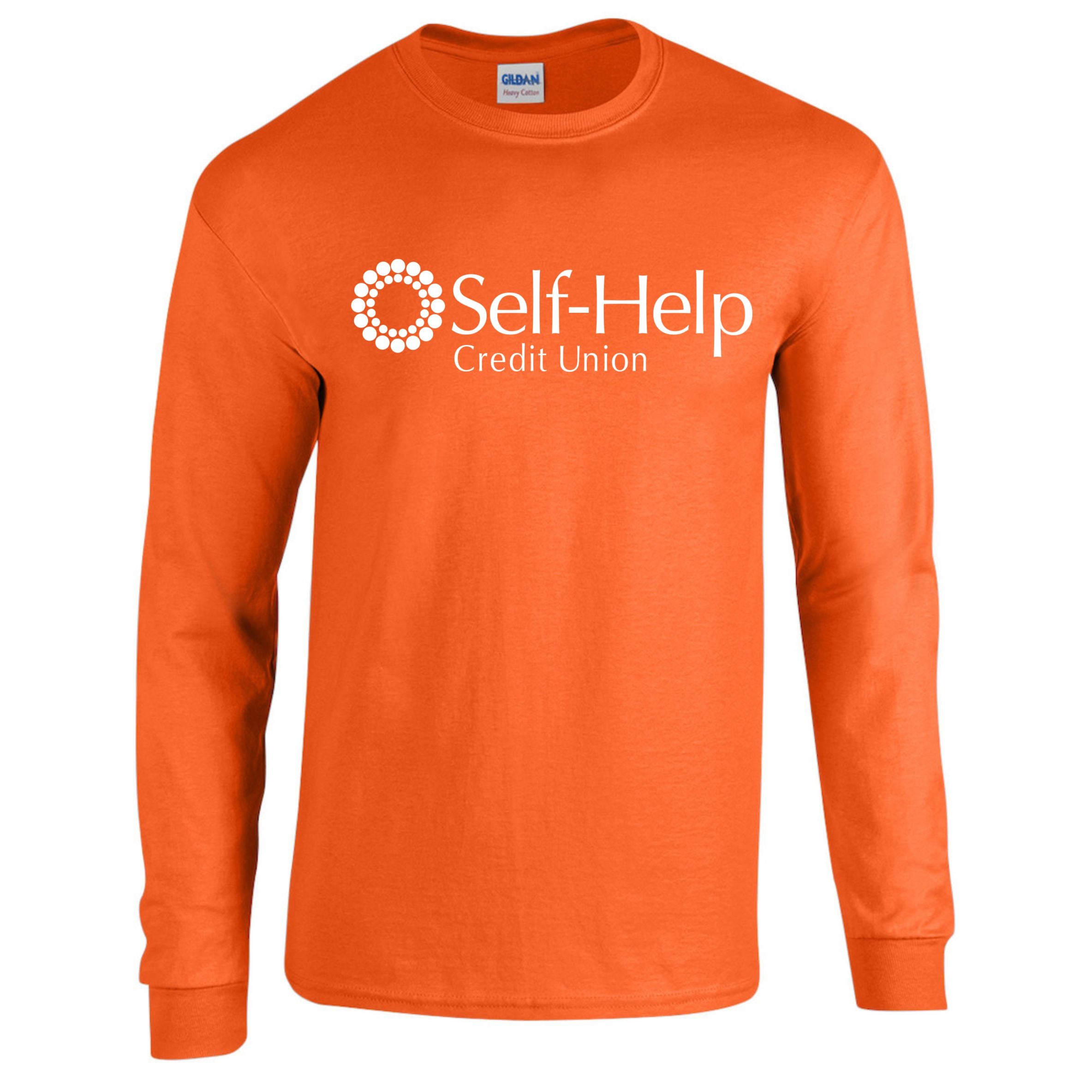 Self-Help Orange Long T-shirt