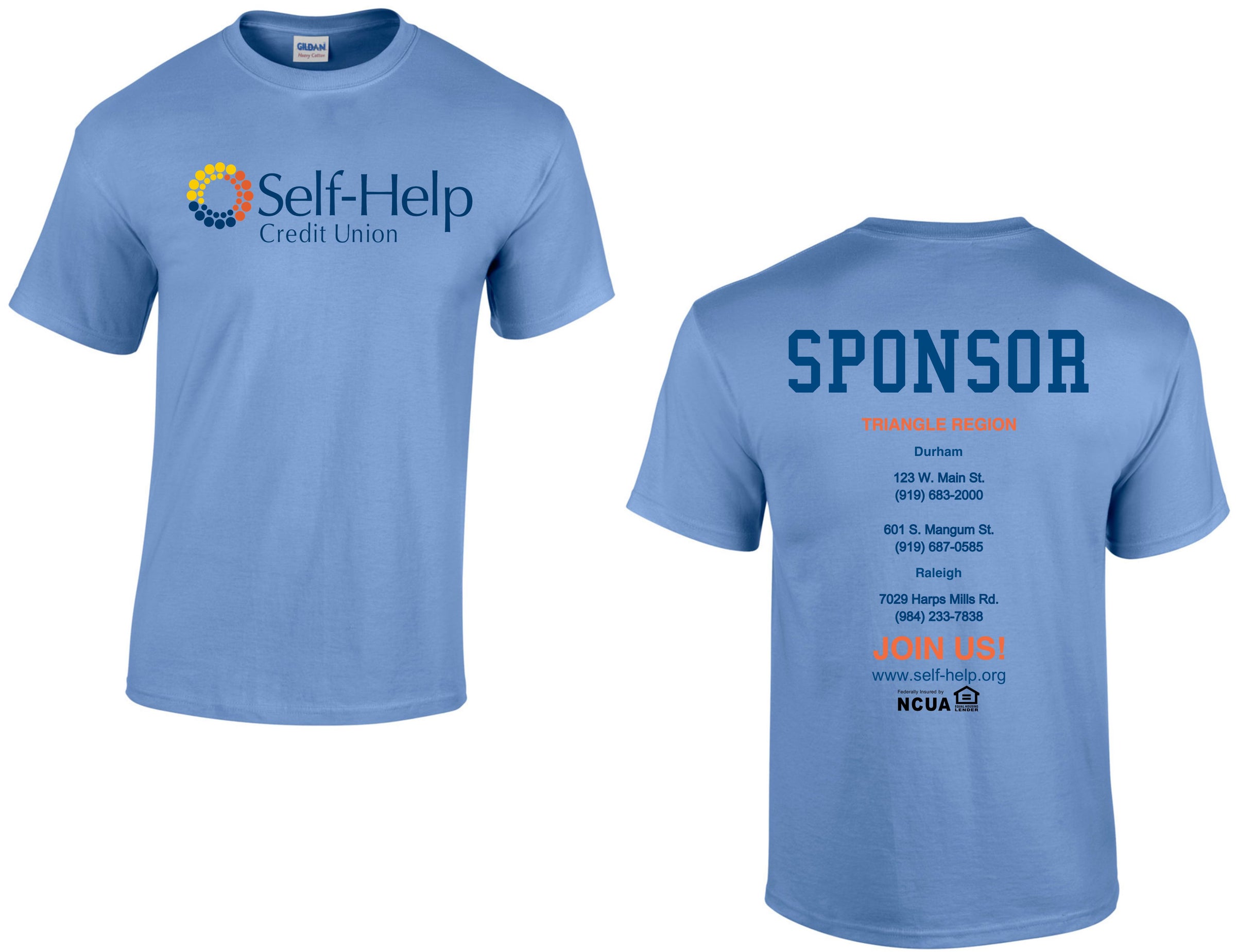 Self-Help Triangle Region Sponsor T-shirt