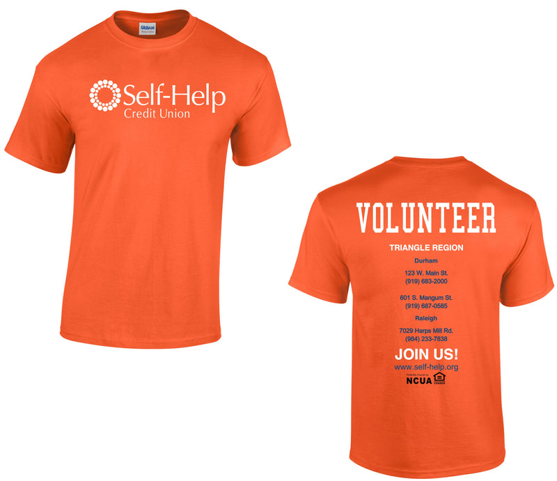 Self-Help Triangle Region Volunteer T-shirt