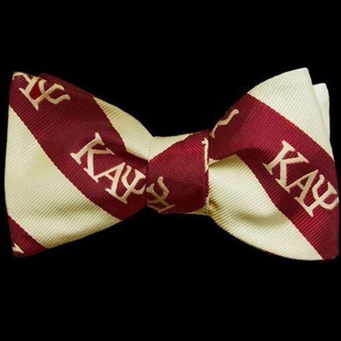 Kappa Crimson & Cream Bow Tie