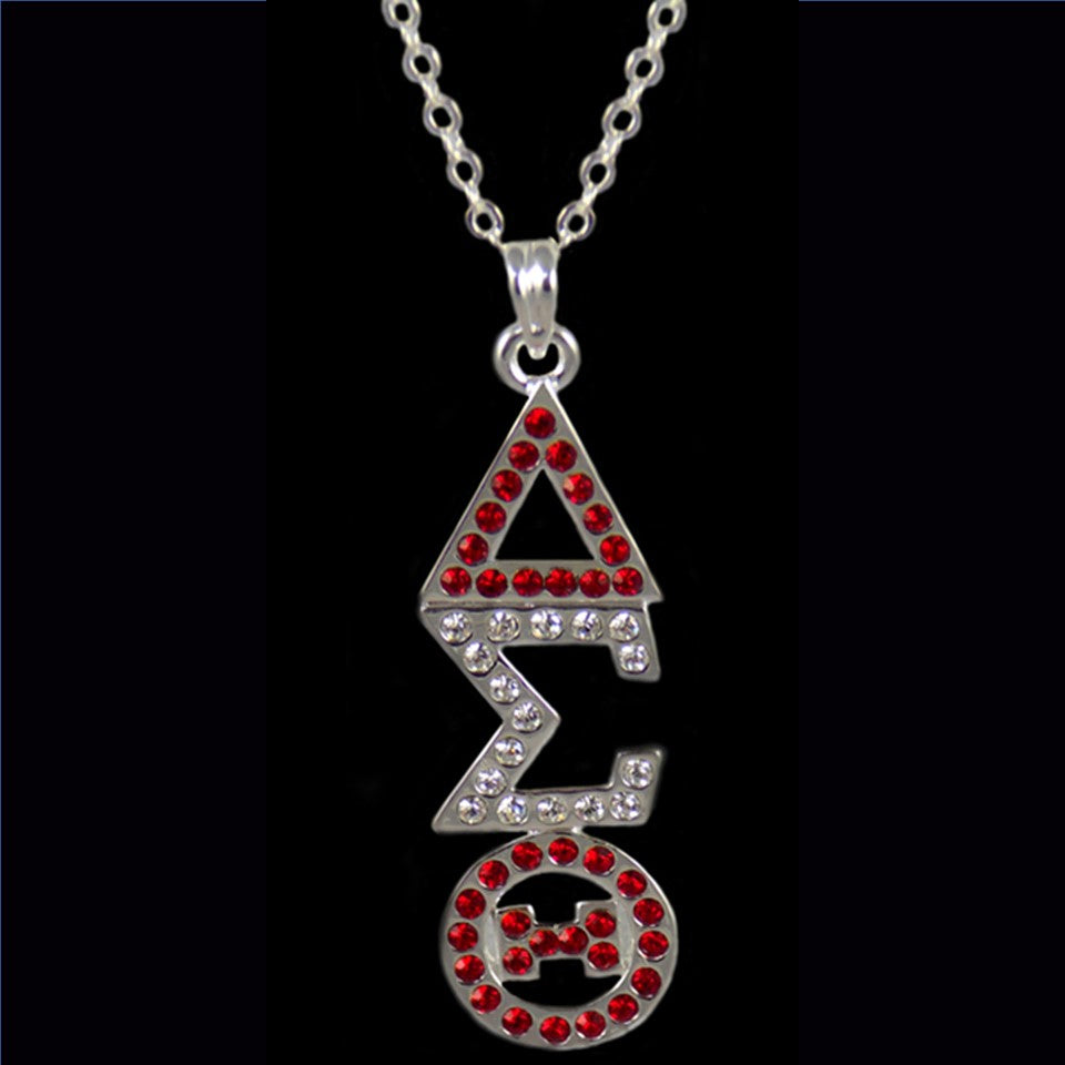Delta Austrian Crystal Pendant Necklace