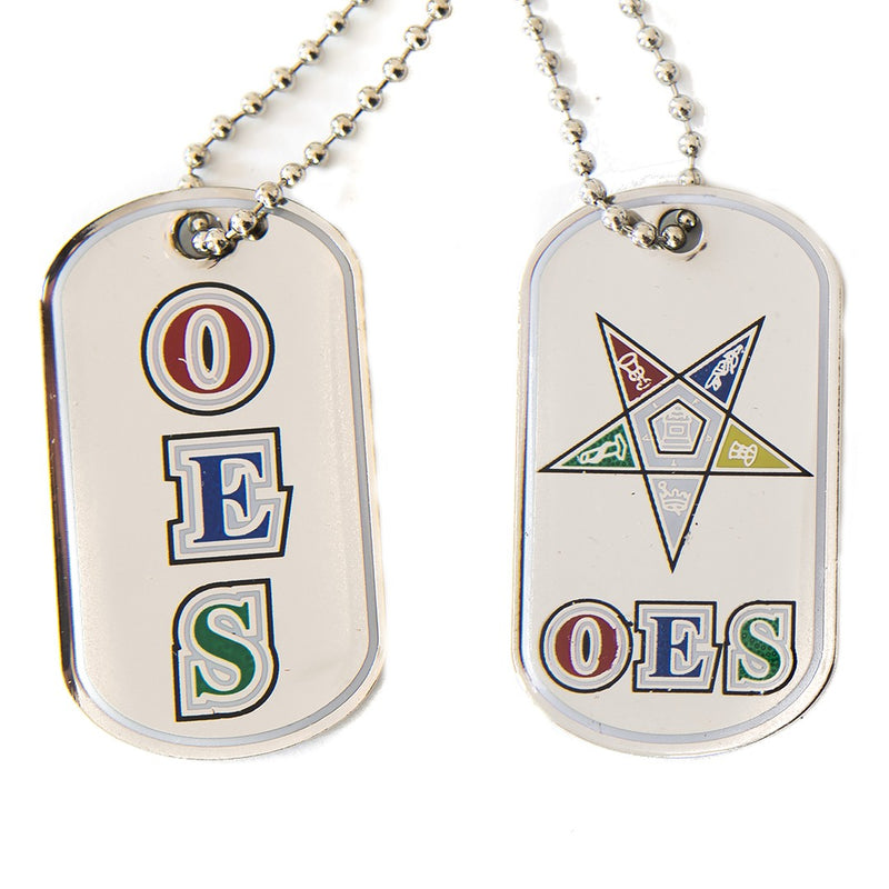 OES Reversible Dog Tag Necklace