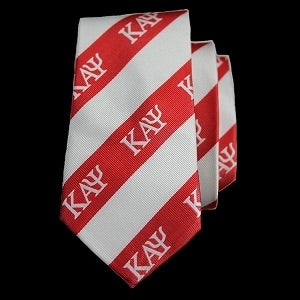 Kappa Red & White Neck Tie