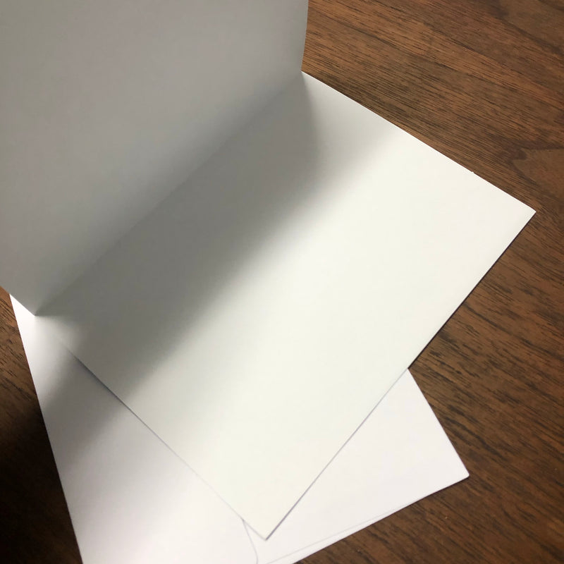 Alpha Blank Note Cards
