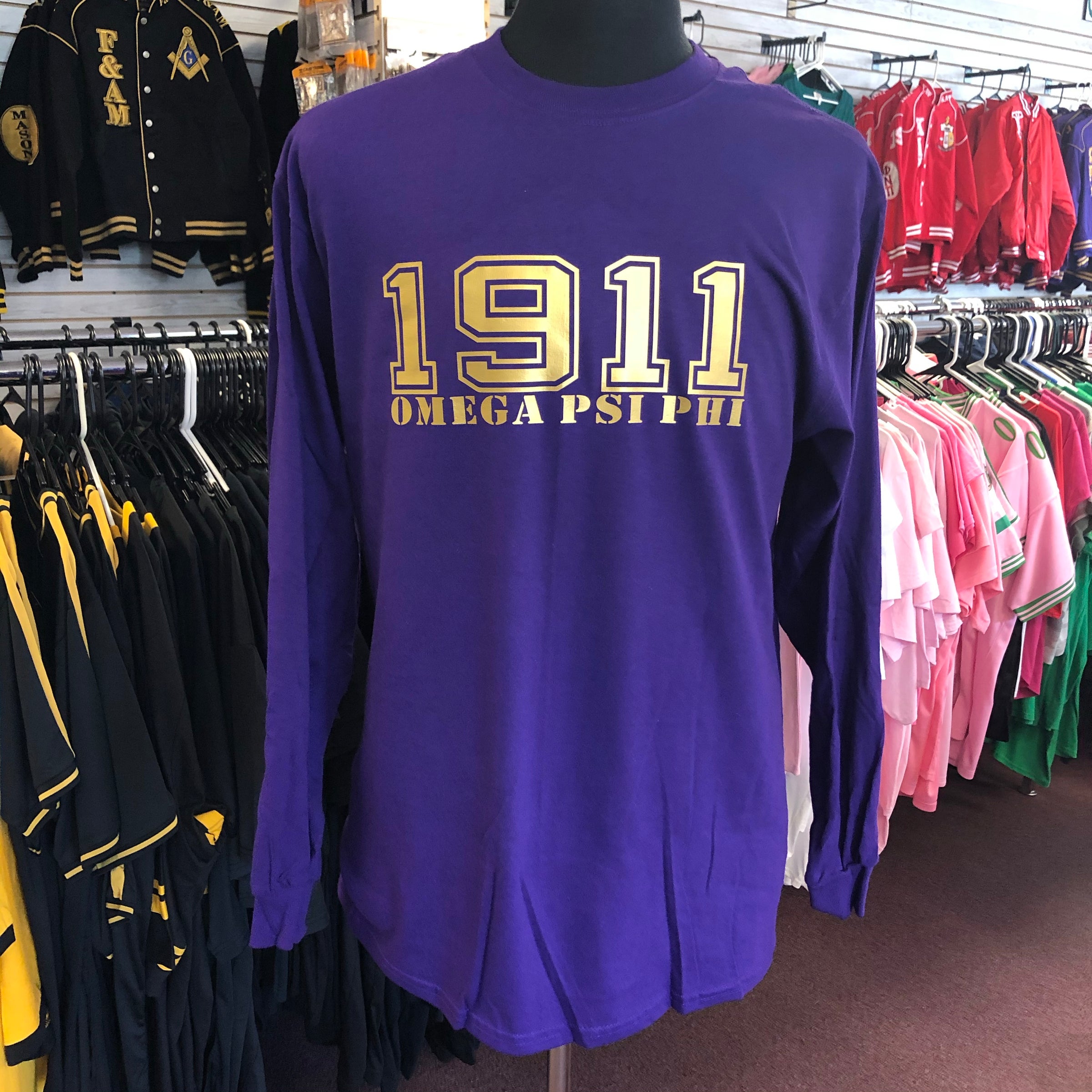 Omega Psi Phi 1911 L/S T-shirt