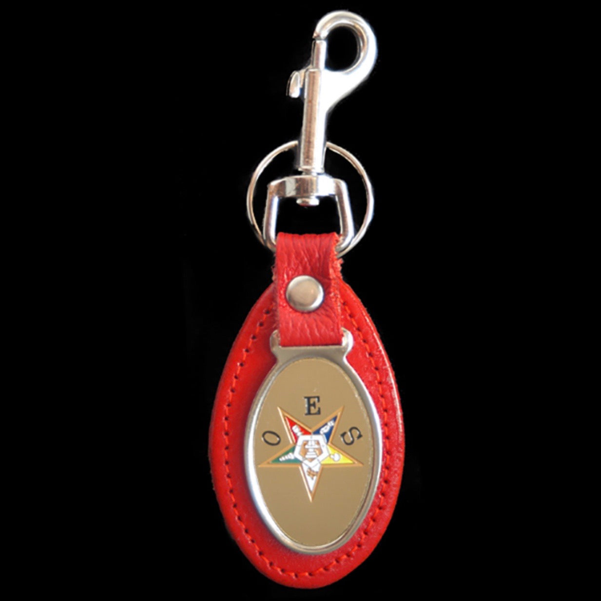 OES Leather Fob Key Chain