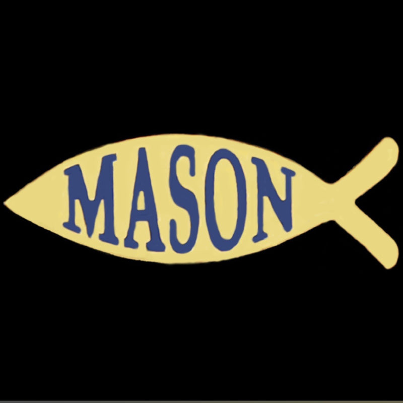 Mason Fish Lapel Pin