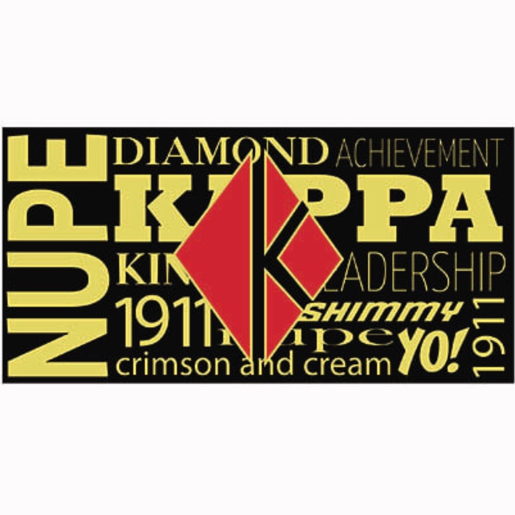 Kappa Tin License Plate