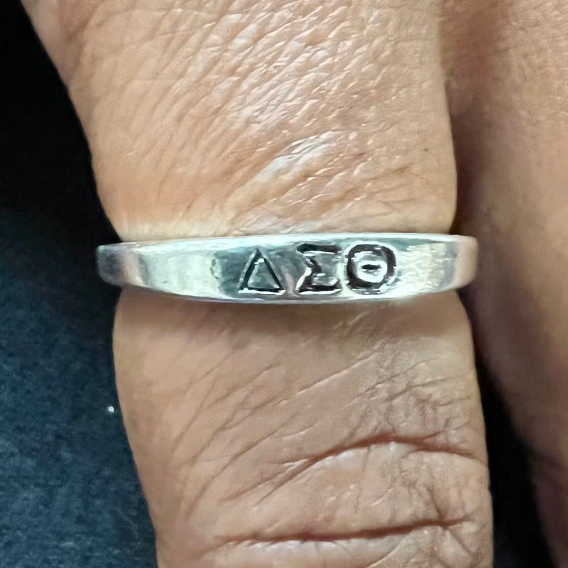 Delta Silver Ring