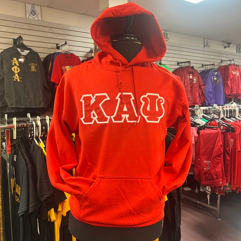 Kappa hoodie top mens red
