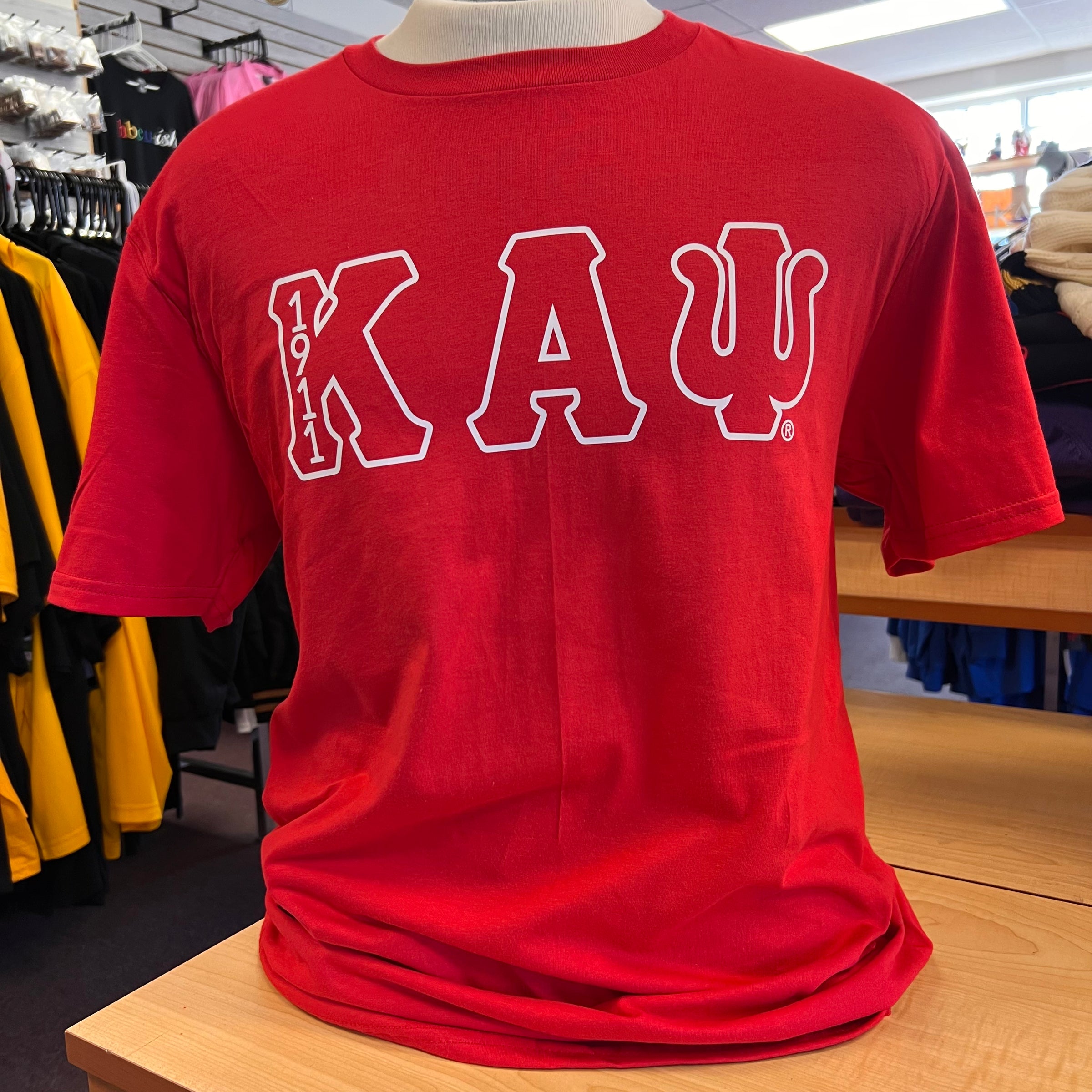 Red kappa shirt on sale