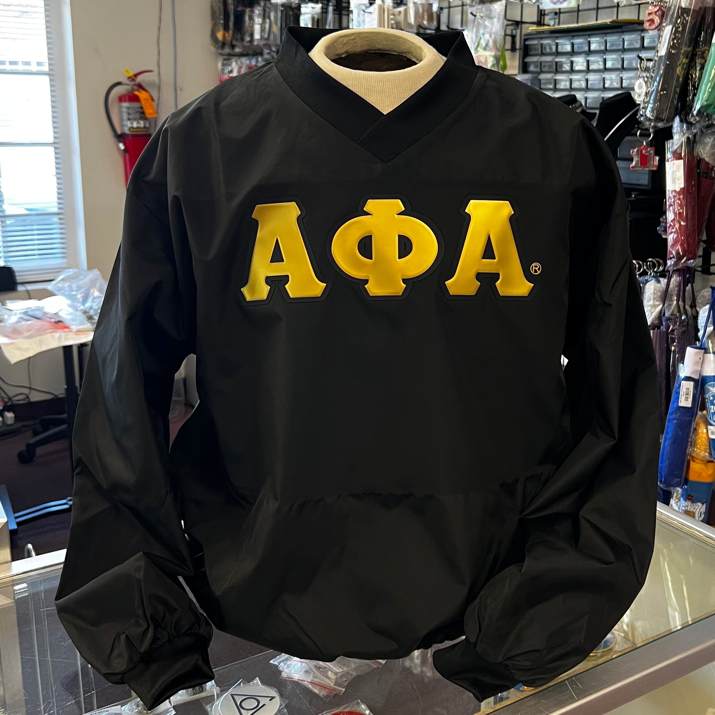 Alpha Windshirt with gold and 3D Letters