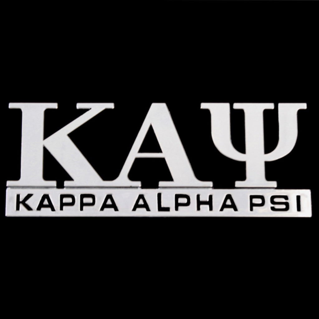 Kappa Chrome Cut Raised Emblem – Distinctive Specialties