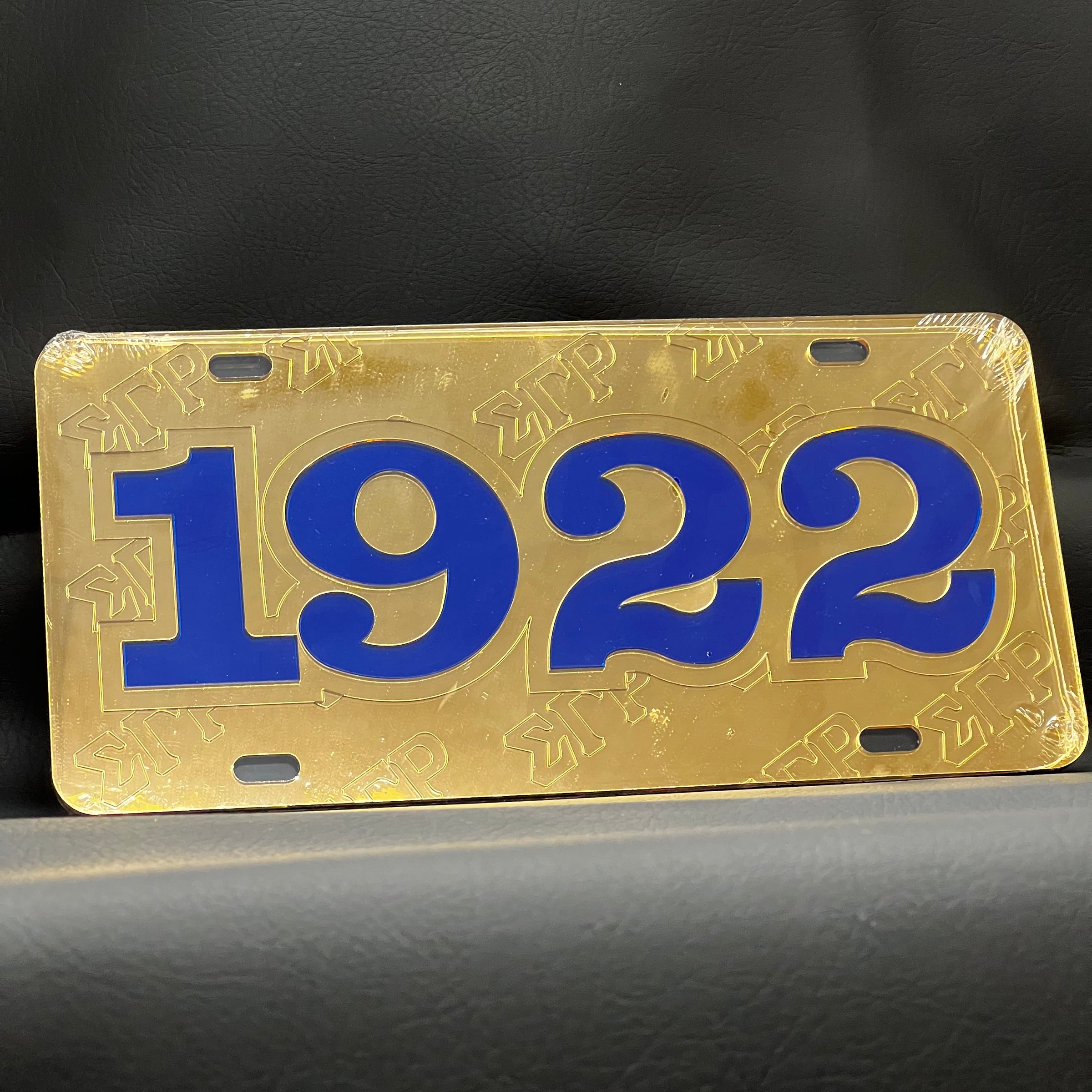 SGRho Auto Plate Front - 1922