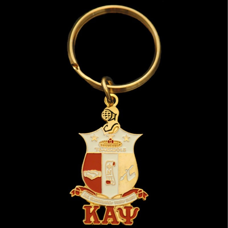 Kappa Shield with Letters Key Chain
