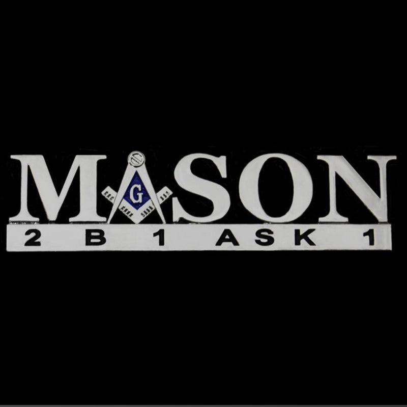 Mason Chrome Cut Raised Emblem