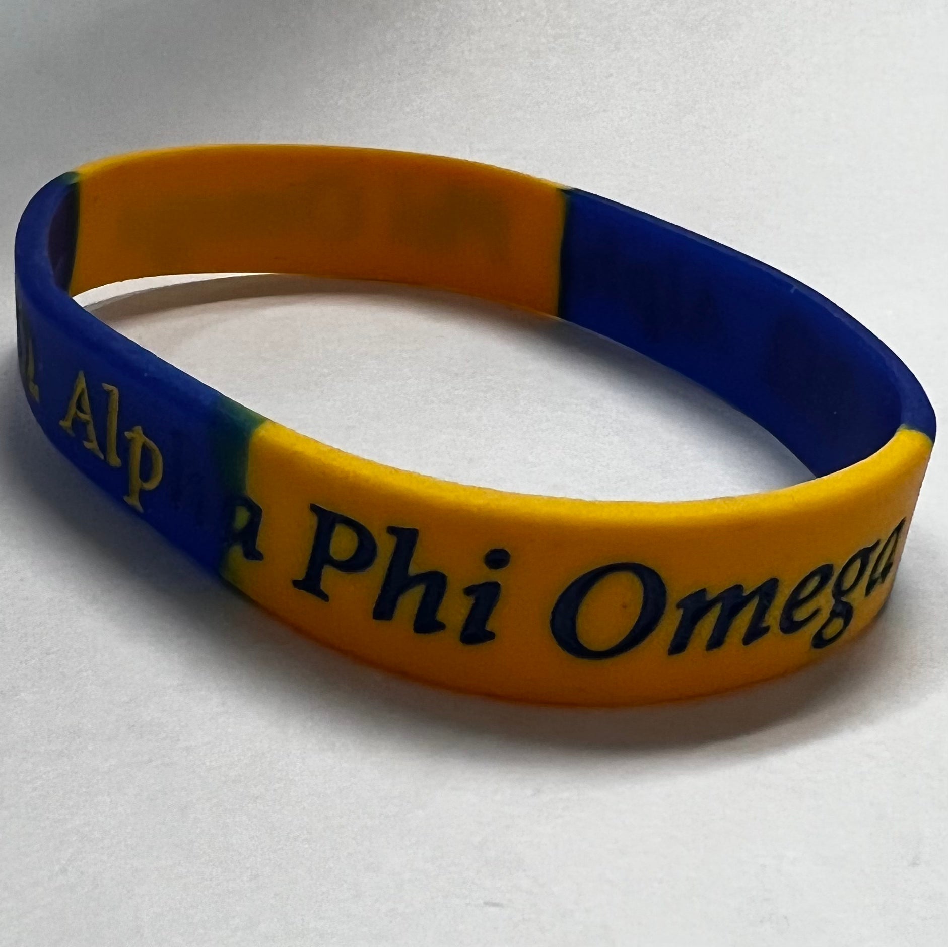 Alpha Phi Omega Silicone Tie Dye Band