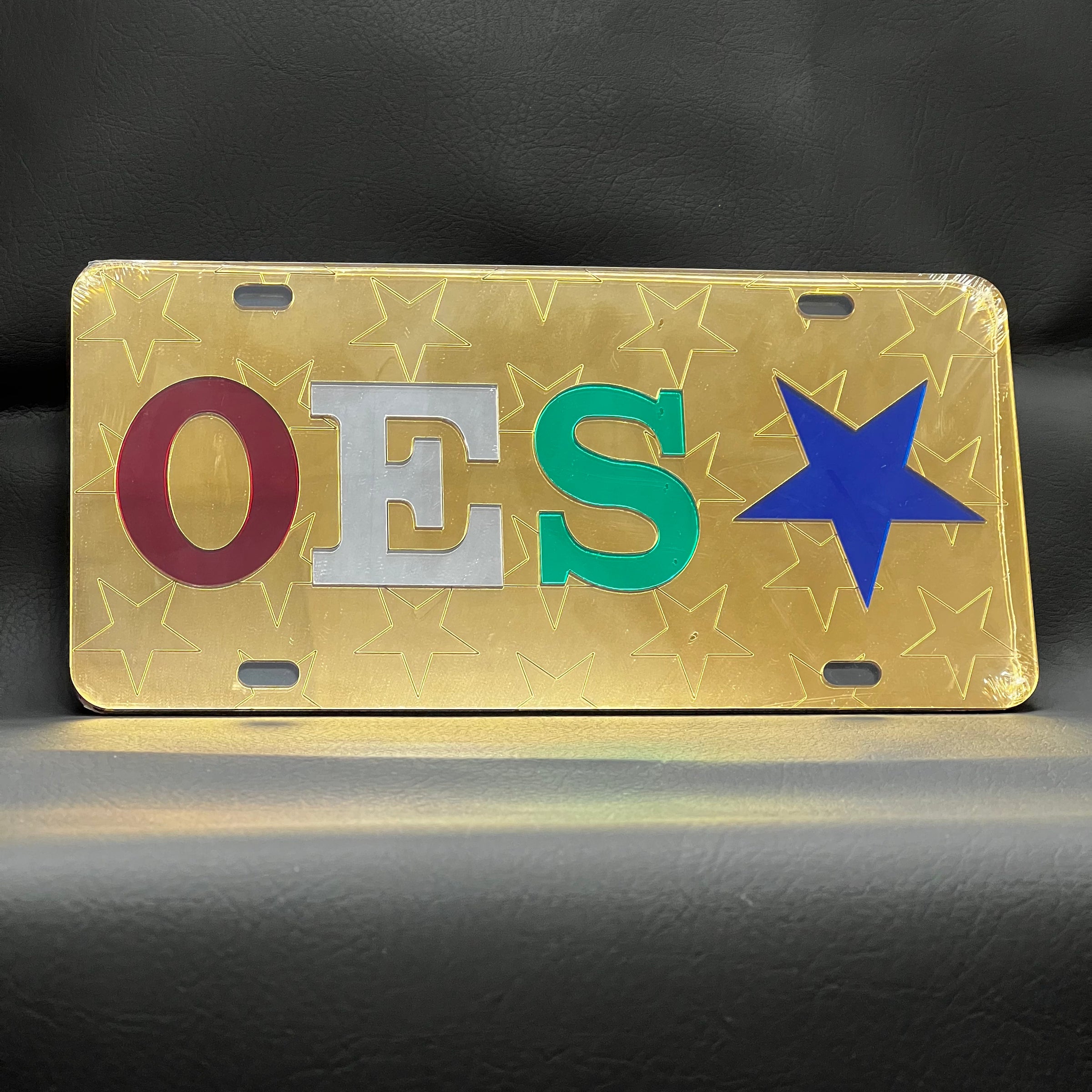 OES Auto Plate Front Gold