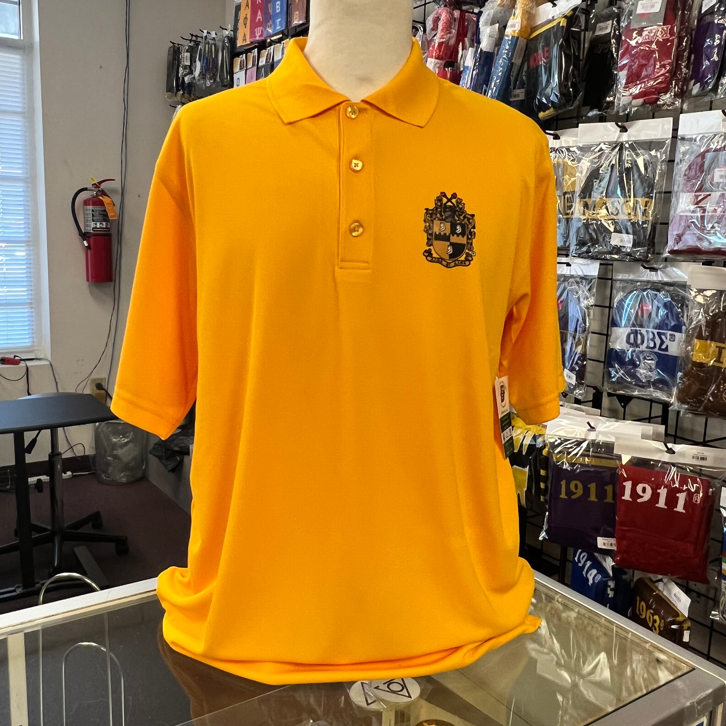 Alpha Cool & Dry Mesh Polo Gold
