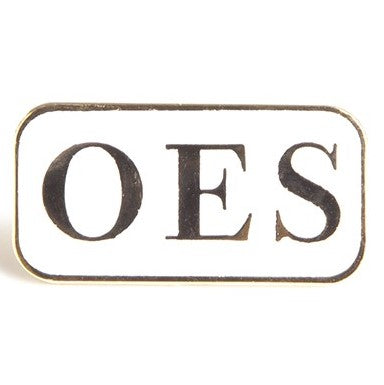 OES 3 Letter Lapel Pin