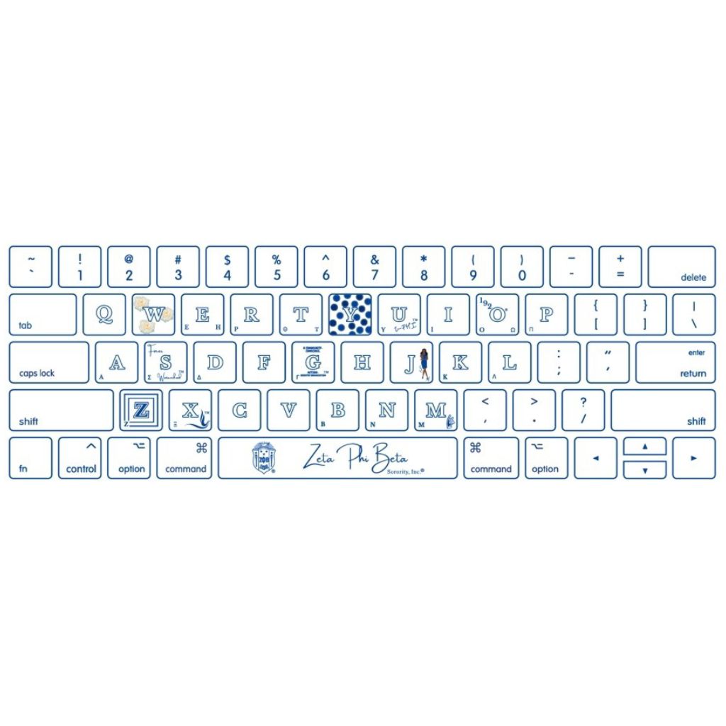 Zeta Silicone Keyboard Cover - made for the Macbook Pro/Air